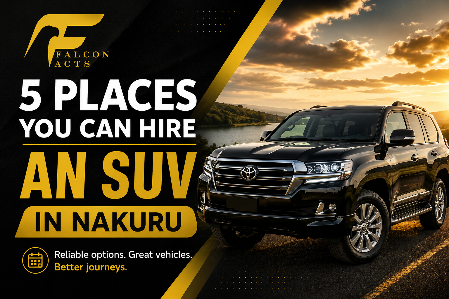 5 Places You Can Hire an SUV in Nakuru