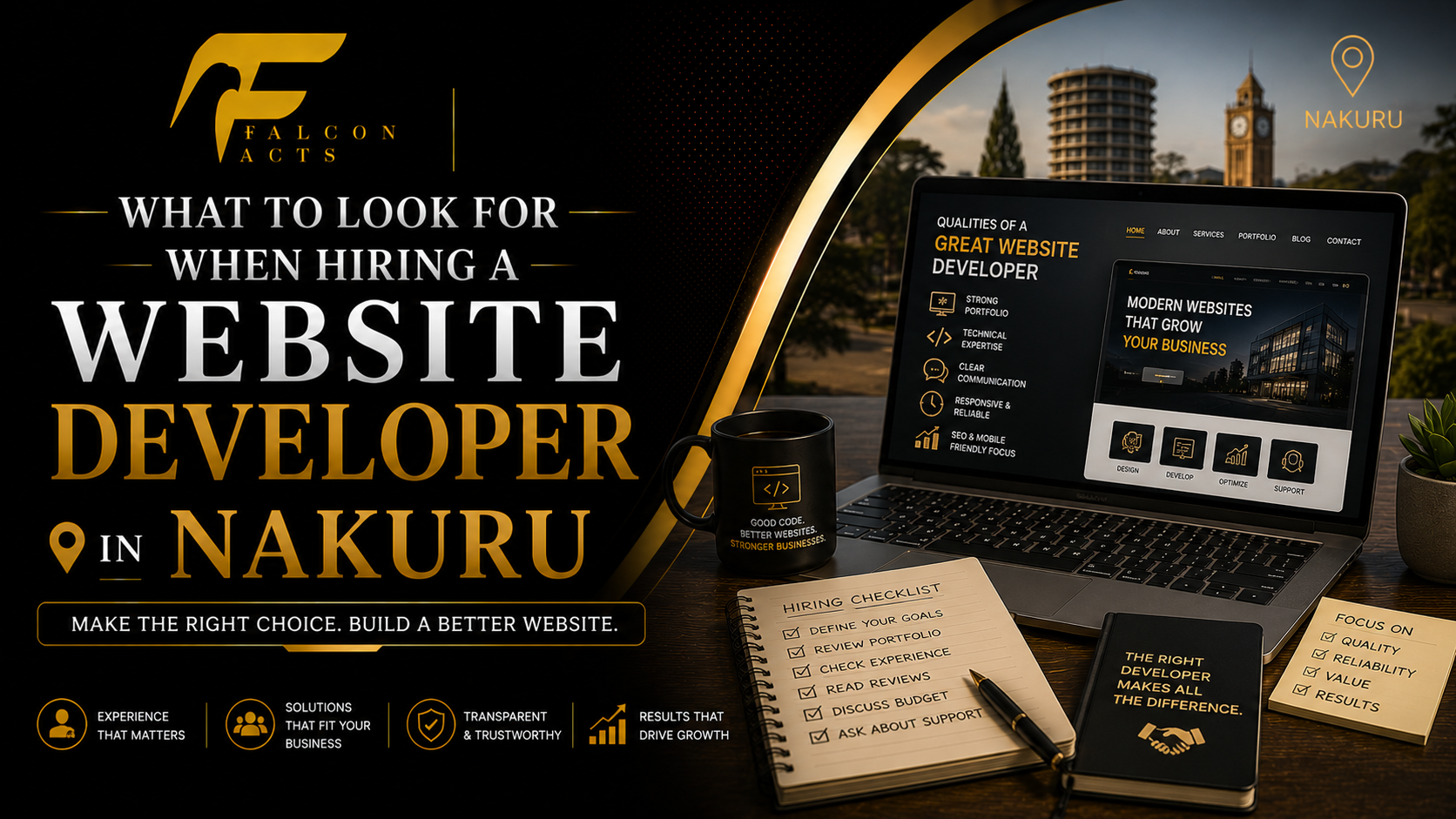 What to Look for When Hiring a Website Developer in Nakuru