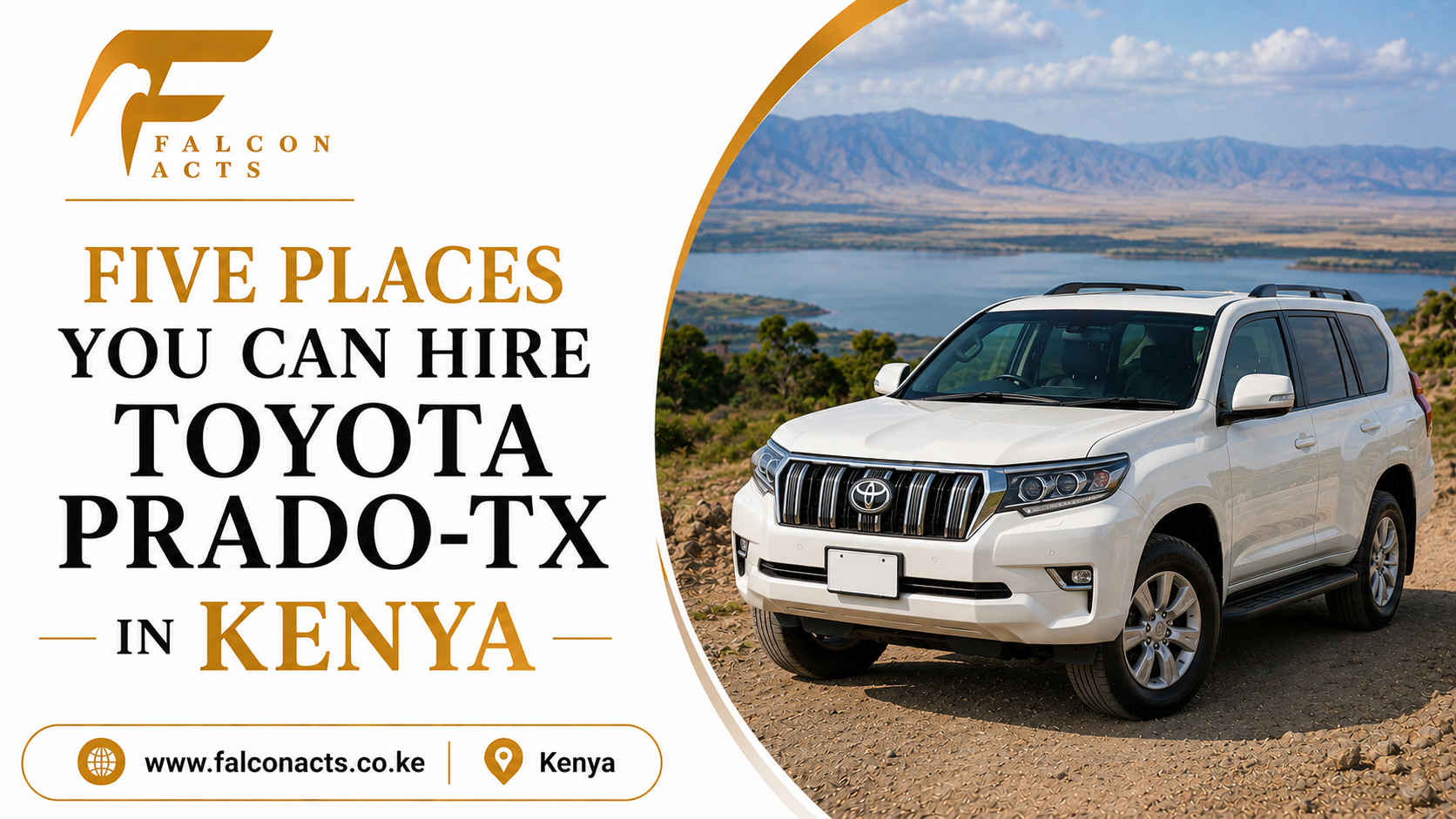 Five Places You Can Hire Toyota Prado-TX in Kenya  